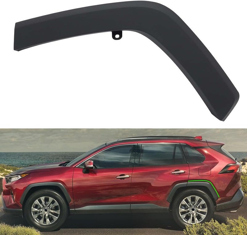 FSHero Riding تقليم جانبي لحافة العجلات مناسب لـ RAV4 2019 2020 2021 2022 (الجانب الأيسر الخلفي) - Image 1